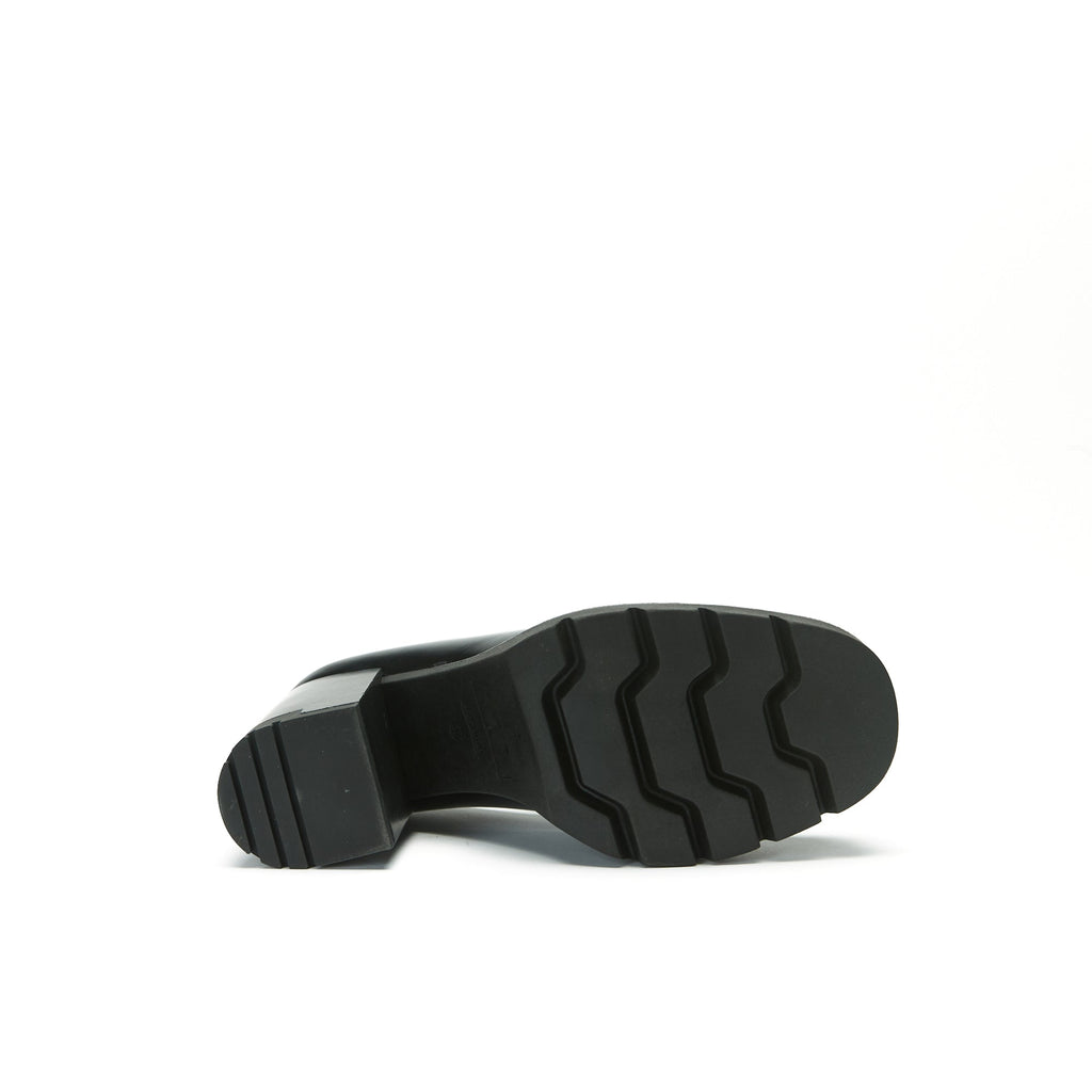Mocassins À Talon - Noir - Femme