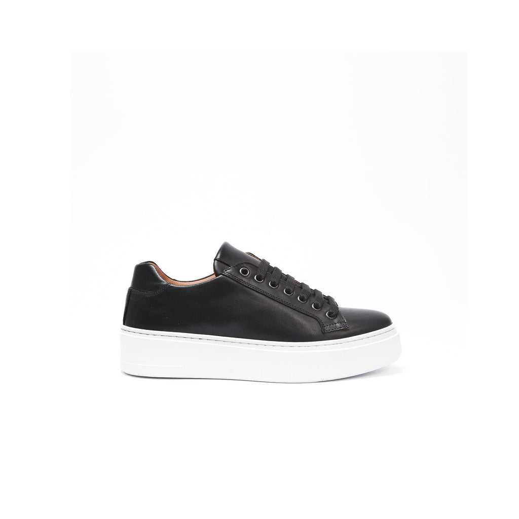 Zapatillas clásicas con cordones - Negro - Mujer