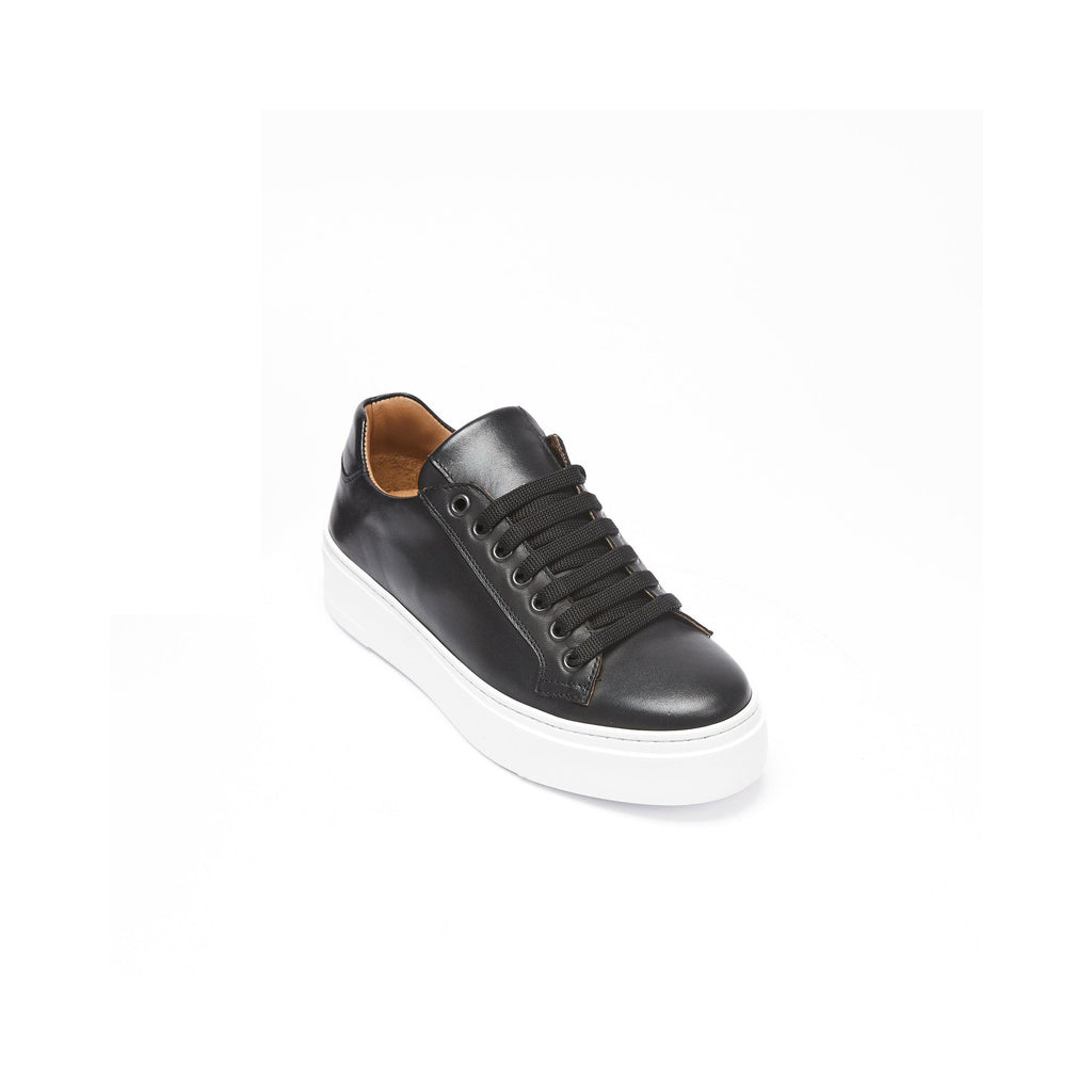 Zapatillas clásicas con cordones - Negro - Mujer
