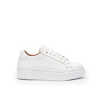 Baskets À Lacets Classiques - Blanc - Femme