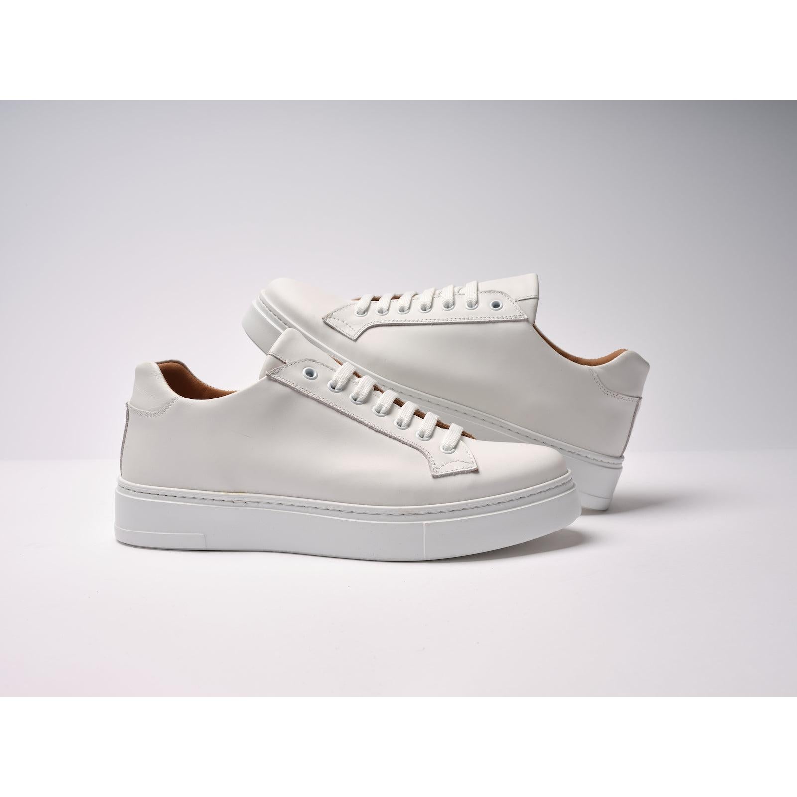 Zapatillas Con Cordones Clásicas - Blanco - Mujer