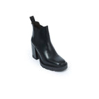 Botines Chelsea de tacón - Negro - Mujer