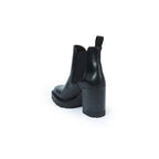 Botines Chelsea de tacón - Negro - Mujer