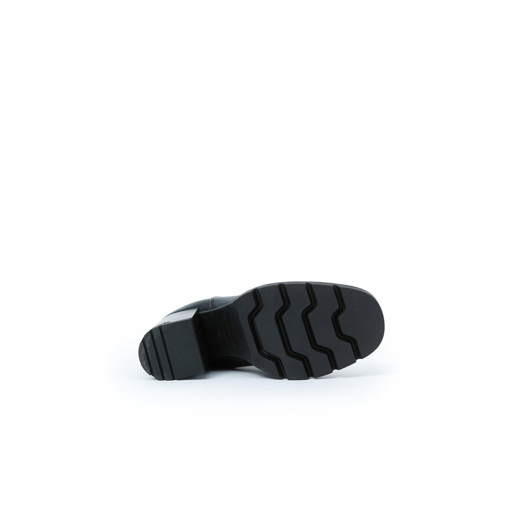 Botines Chelsea de tacón - Negro - Mujer