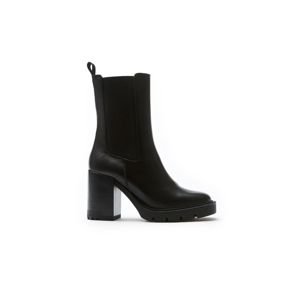 Bottines Chelsea À Talon - Noir - Femme