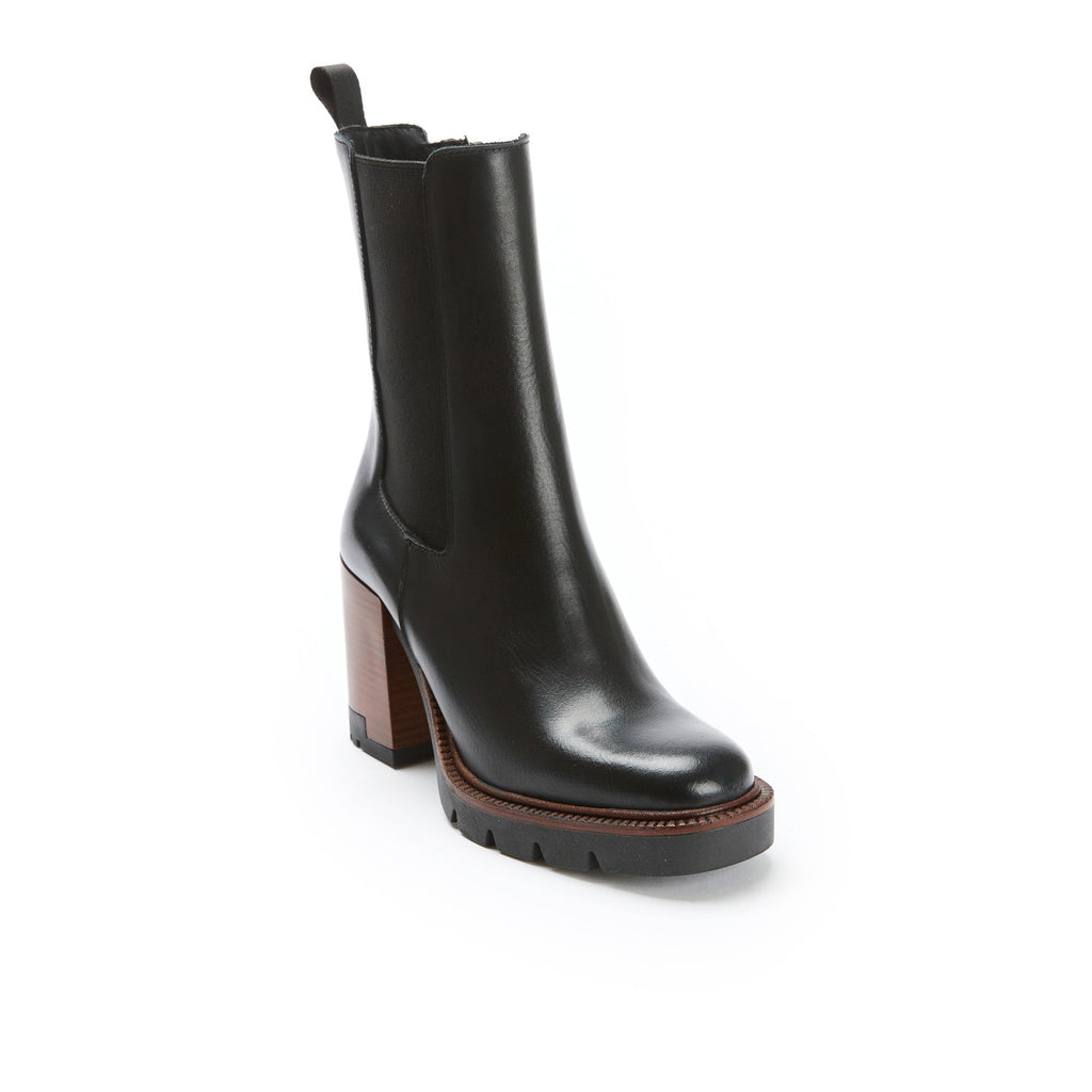 Bottines Chelsea À Talon - Noir - Femme
