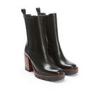 Bottines Chelsea À Talon - Noir - Femme