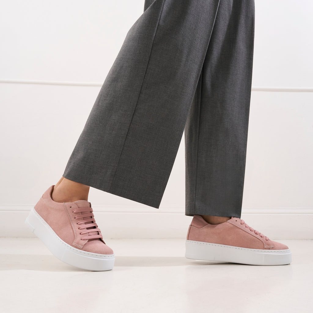 Zapatillas de cordones clásicas - Rosa - Mujer