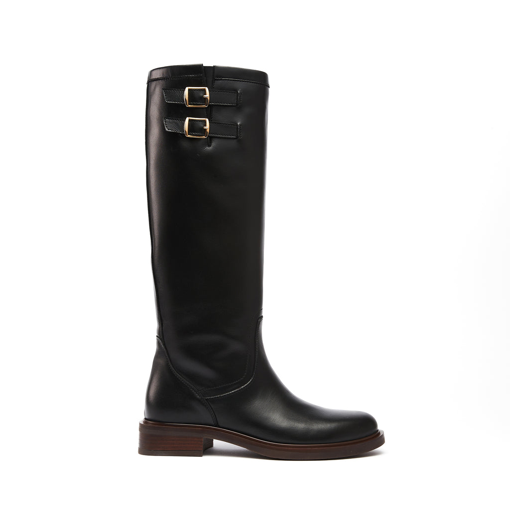 Botas tubulares altas - Negro - Mujer