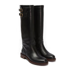 Botas Tubulares Altas - Negro - Mujer