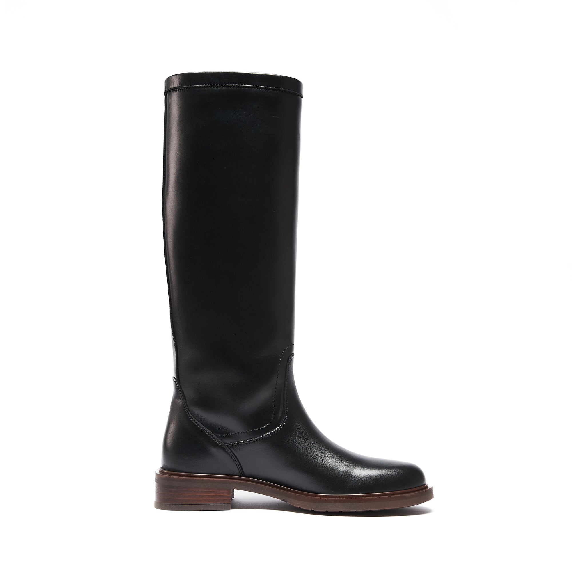 Botas tubulares altas - Negro - Mujer