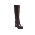 Bottes Tubulaires À Talon Haut - Marron Foncé - Femme