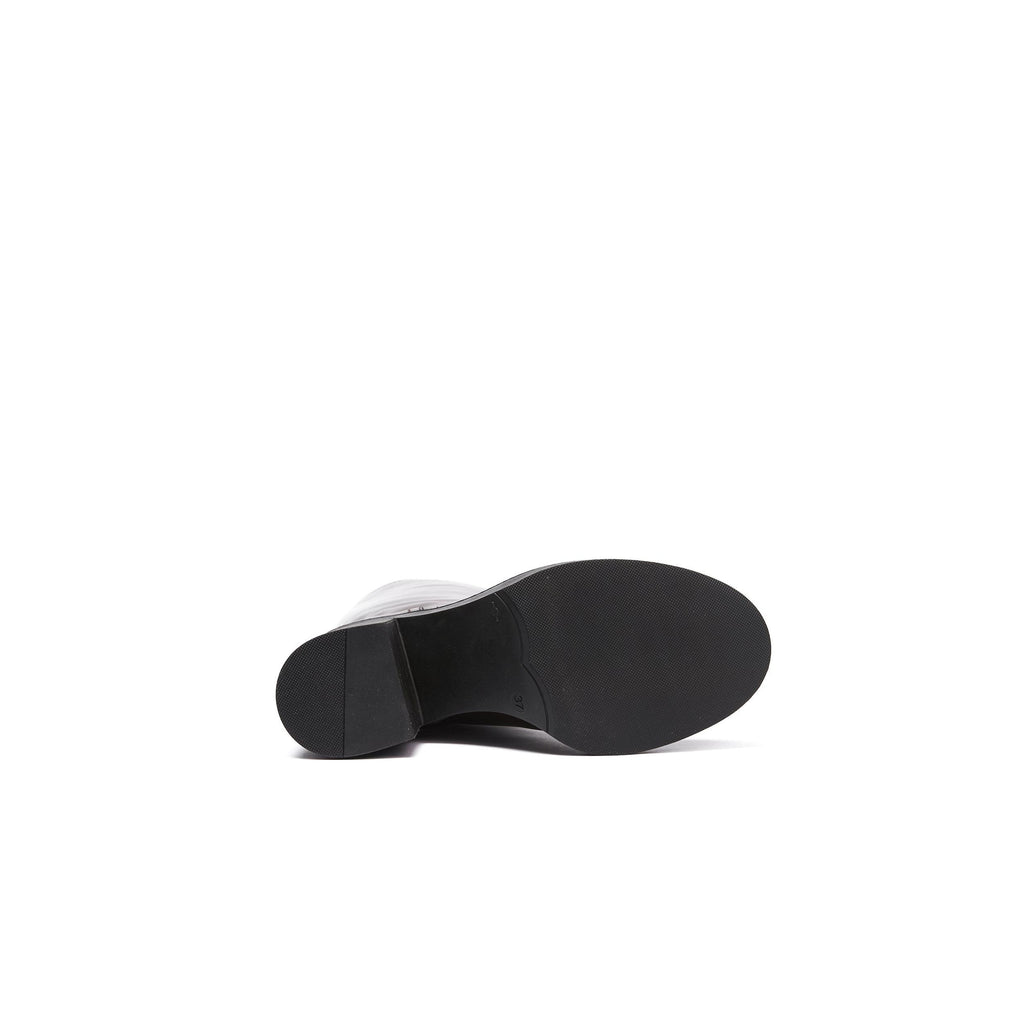 Bottes Tubulaires À Talon Haut - Marron Foncé - Femme
