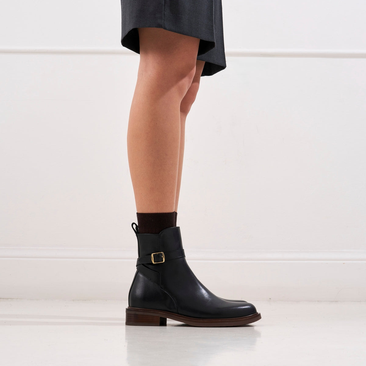 Bottines Jodhpur - Noir - Femme