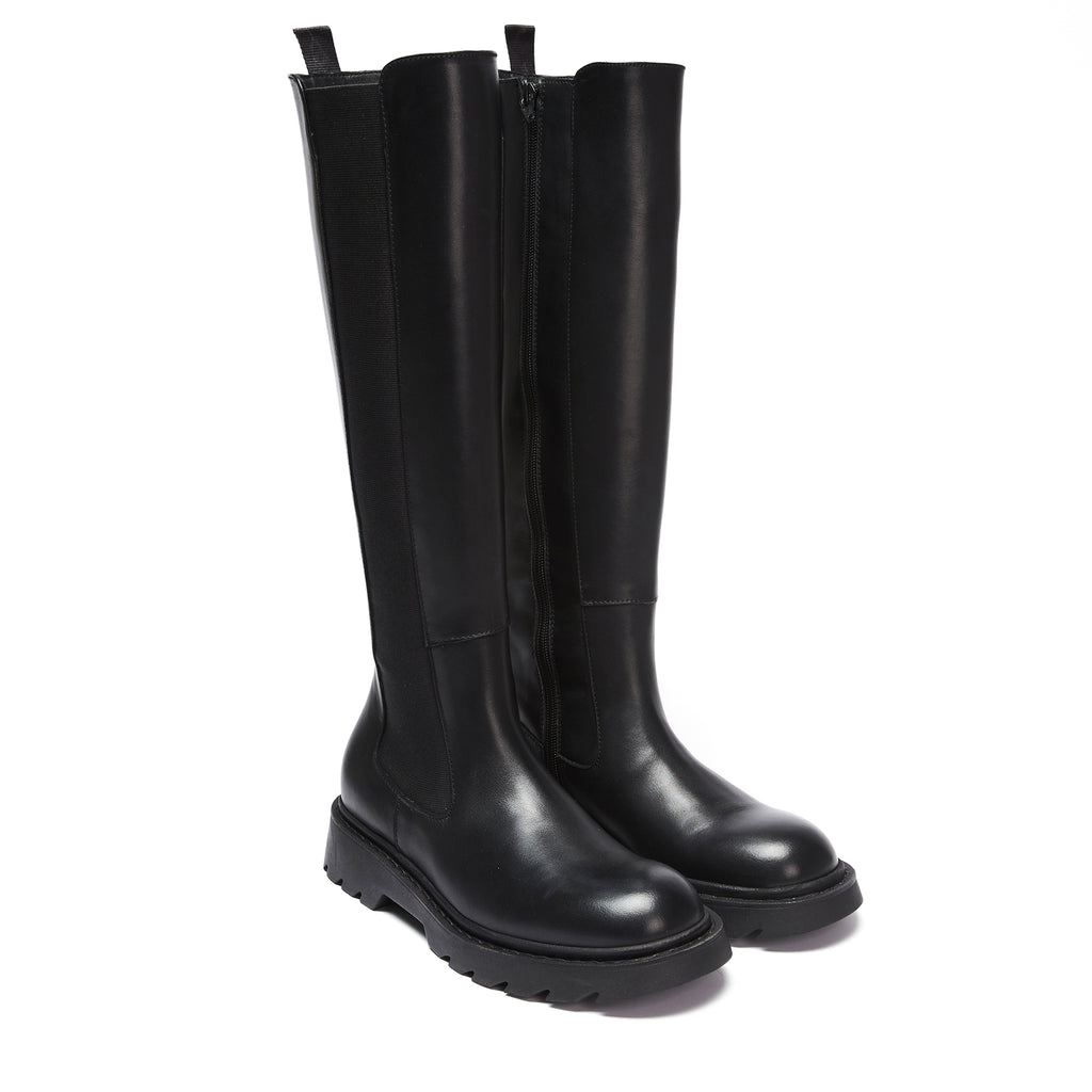 Bottes Hautes - Noir - Femme