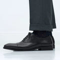 Oxford Straight Cap - Black - Men
