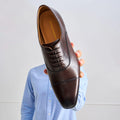 Casquette Droite Oxford - Marron Foncé - Homme