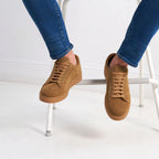 Lace-up Trainers - Brown - Men