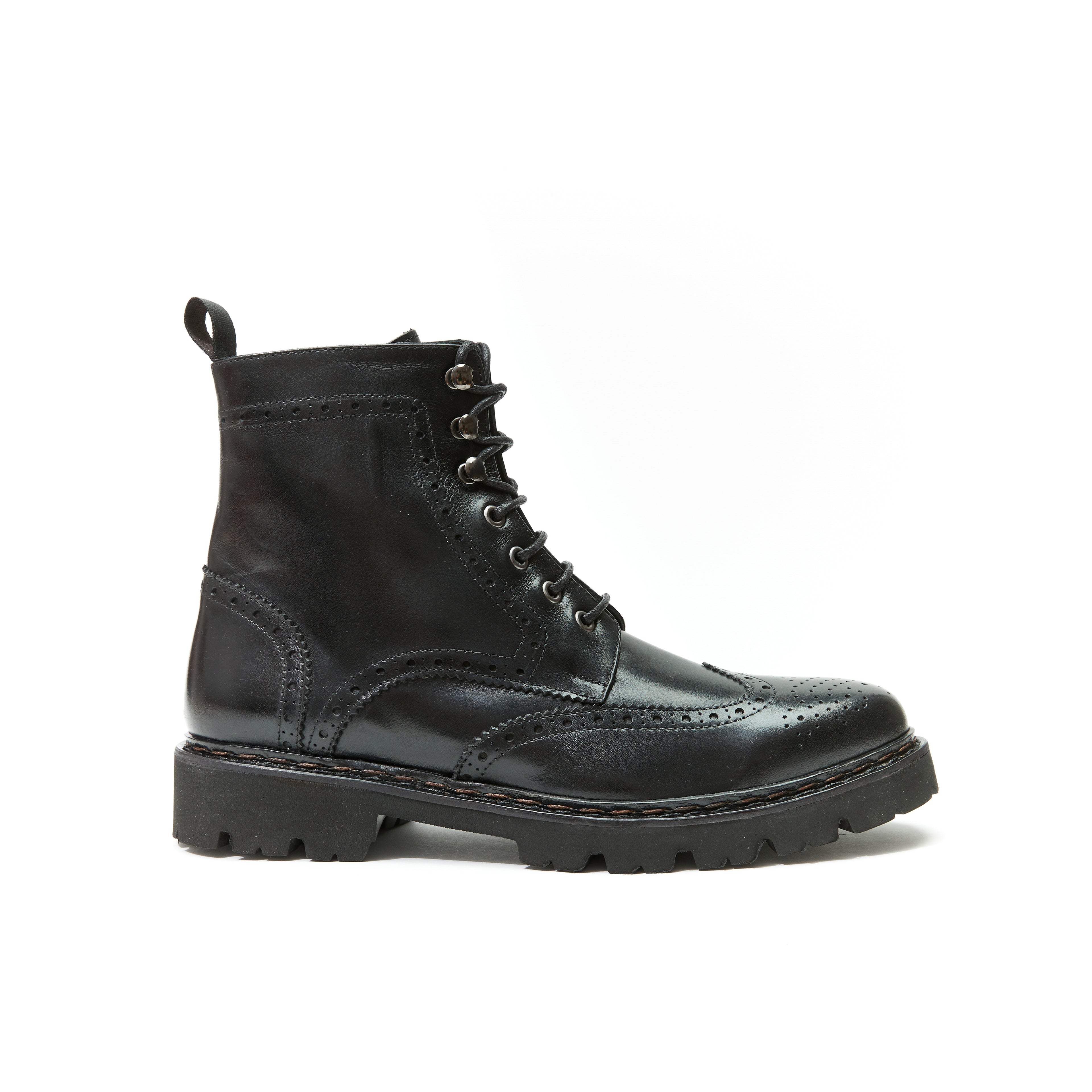 Bottes Derby À Bout D'Aile - Noir - Homme