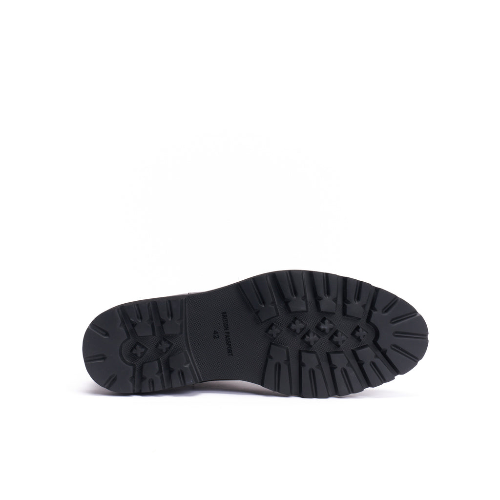 Botas Derby Wingtip - Marrón oscuro - Hombre
