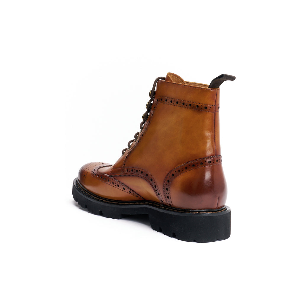 Bottes Derby À Bout D'Aile - Marron Brun - Homme