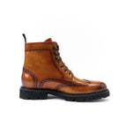 Bottes Derby À Bout D'Aile - Marron Brun - Homme