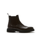Wingtip Chelsea Boots - Dark Brown - Men