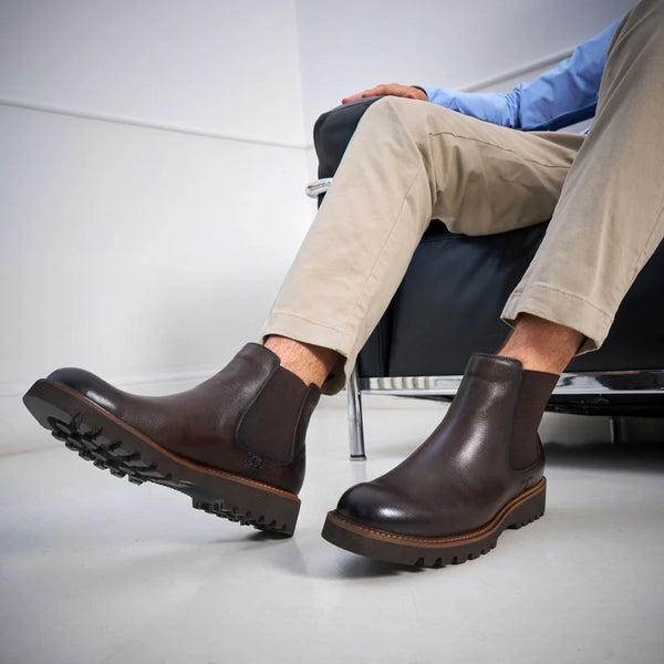 Bottines Chelsea - Marron Foncé - Homme