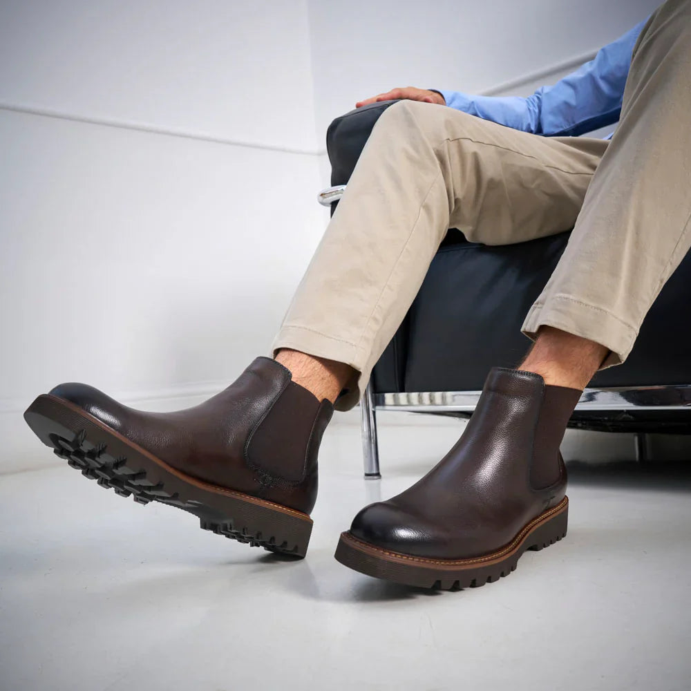 Pasaporte británico - Botas Chelsea - Marrón oscuro - Hombre