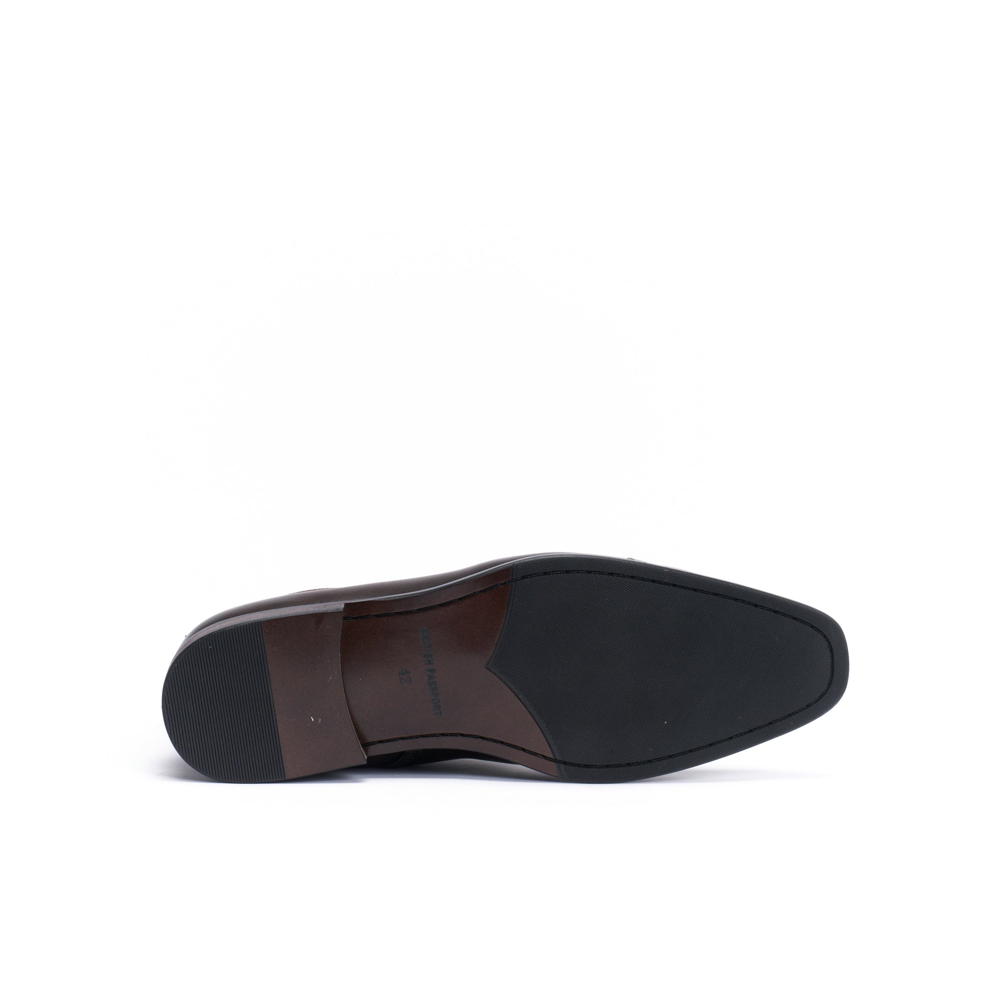 Bottines Derby À Capuche Droite - Marron Foncé - Homme