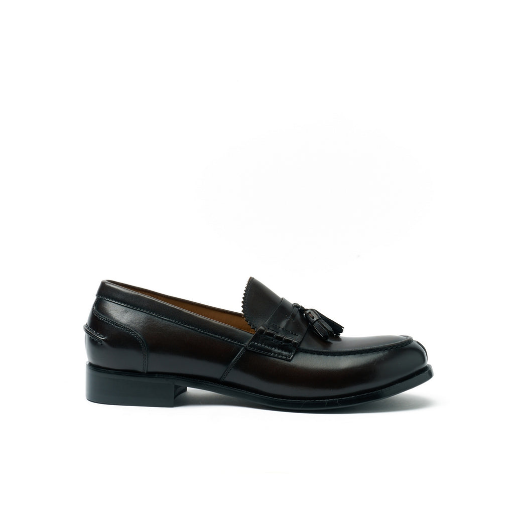 Mocasín Tassel Marrón Oscuro - Hombre