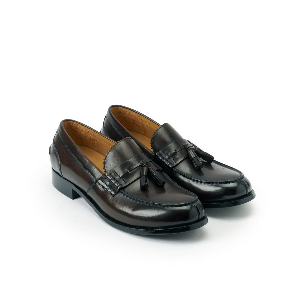Mocasín Tassel Marrón Oscuro - Hombre