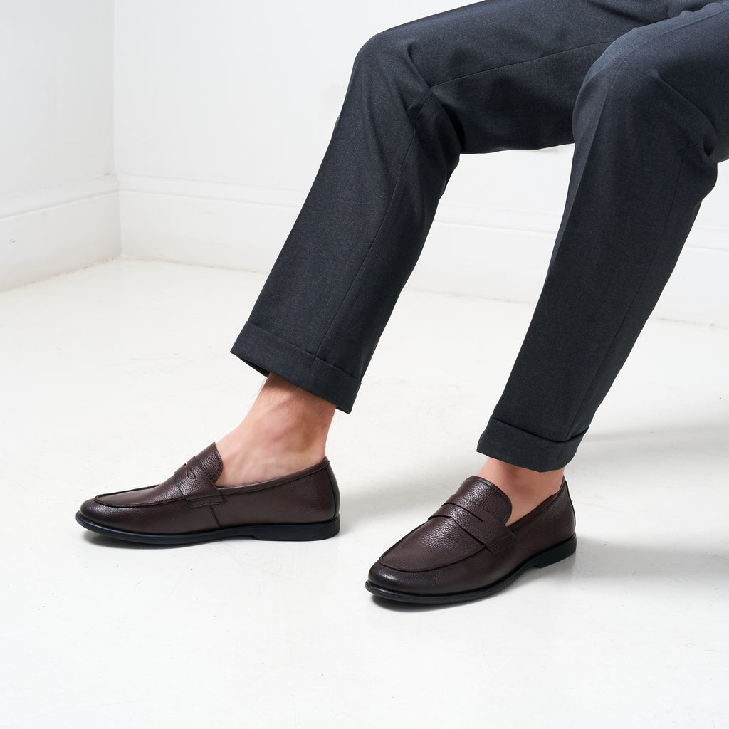 Mocasín Tassel Marrón Oscuro - Hombre