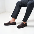Mocasín Tassel Marrón Oscuro - Hombre
