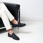 Mocasín Penny Azul Marino - Hombre