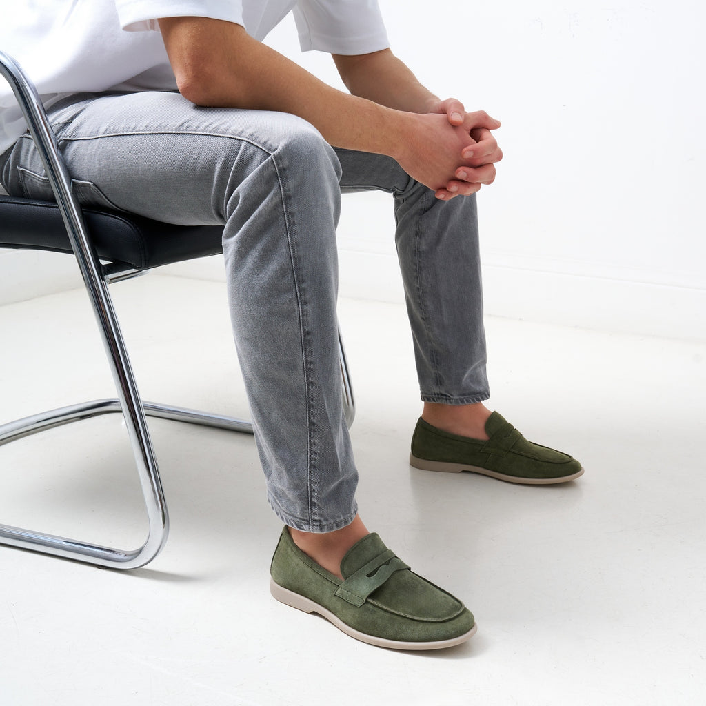 Green Penny Loafer - Men's