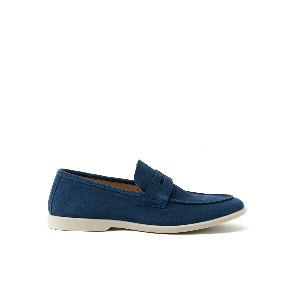 Mocassin Penny Bleu Marine - Homme