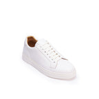 Classic White Lace-Up Sneaker - Men's