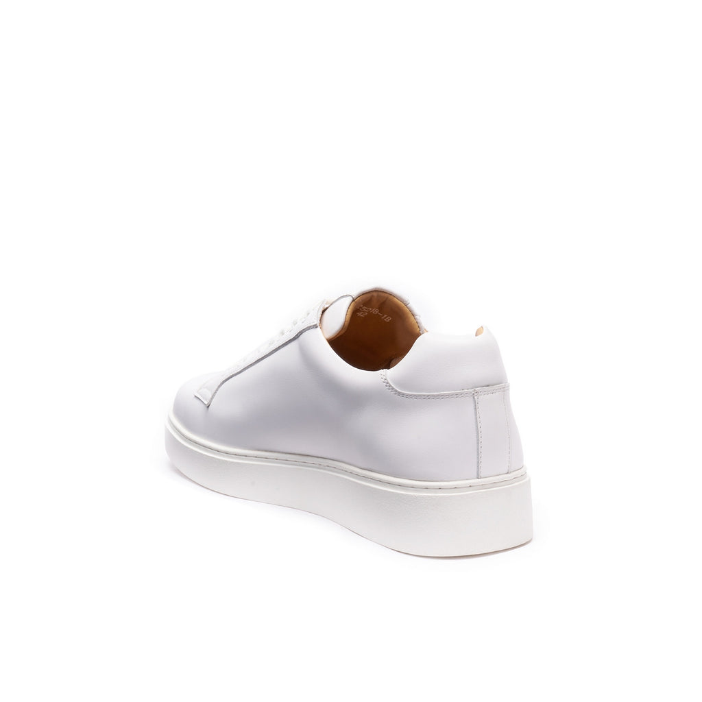 Classic White Lace-Up Sneaker - Men's