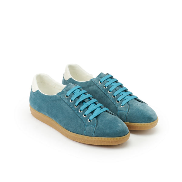 Low-Top Trainers - Blue - Men