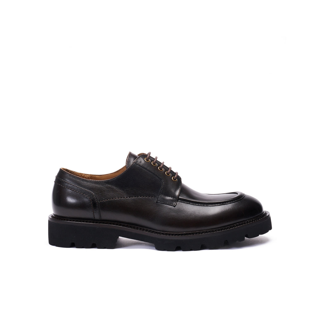 Apron Derby Dark Brown - Man