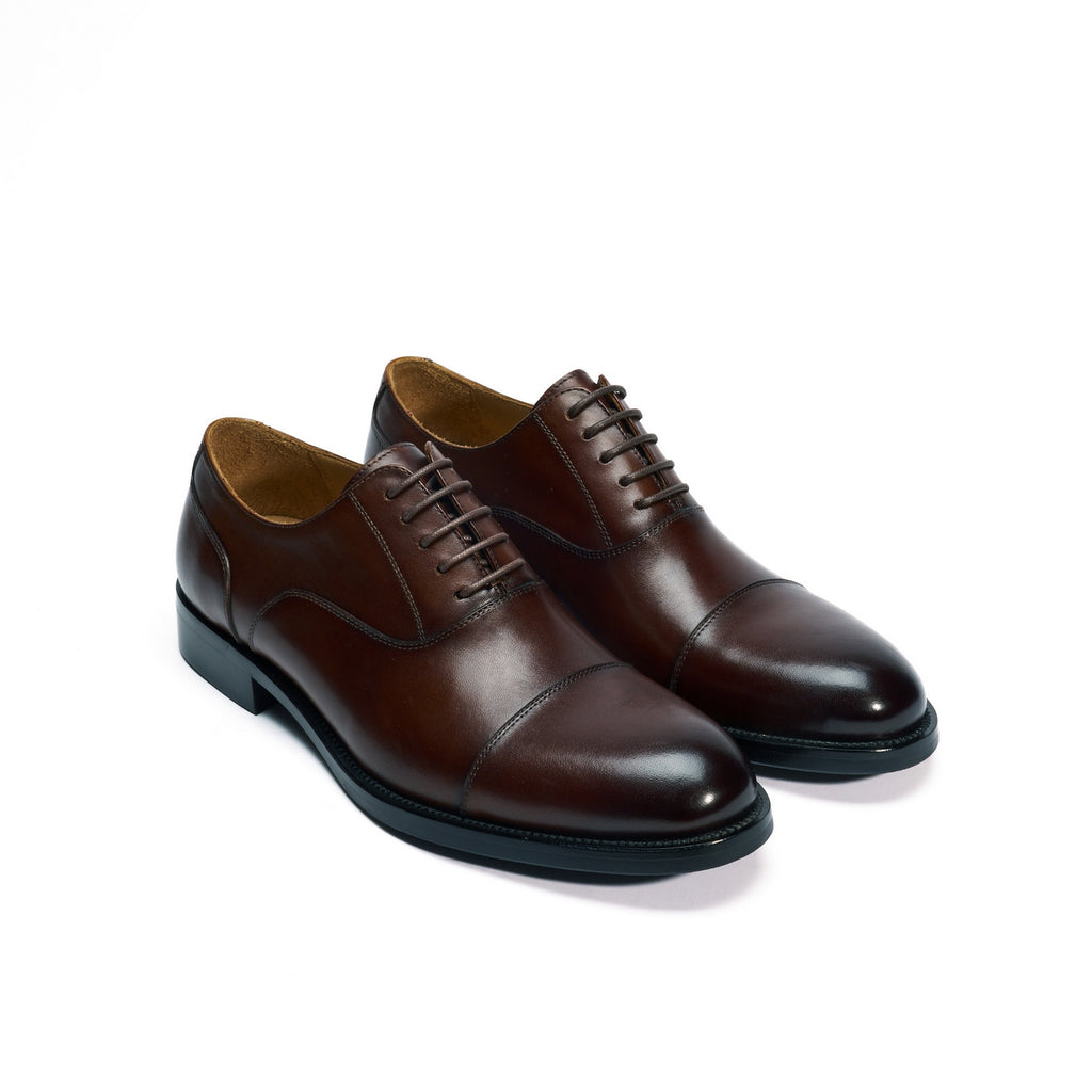 Straight Cap Oxford Dark Brown - Man