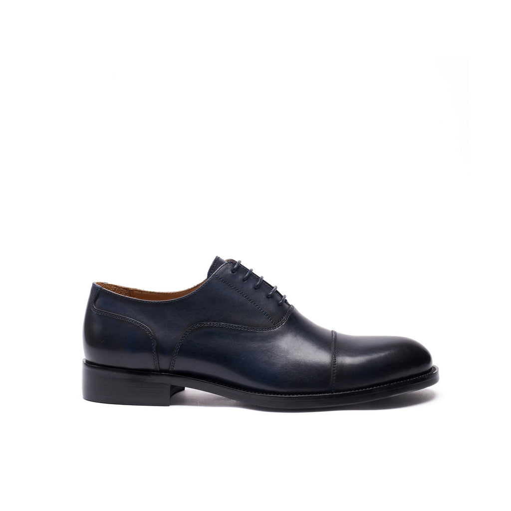 Straight Cap Oxford Nav - Man