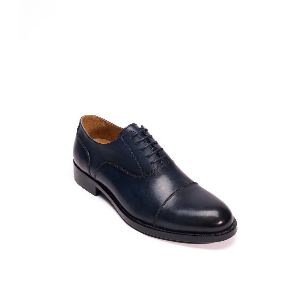 Straight Cap Oxford Nav - Man