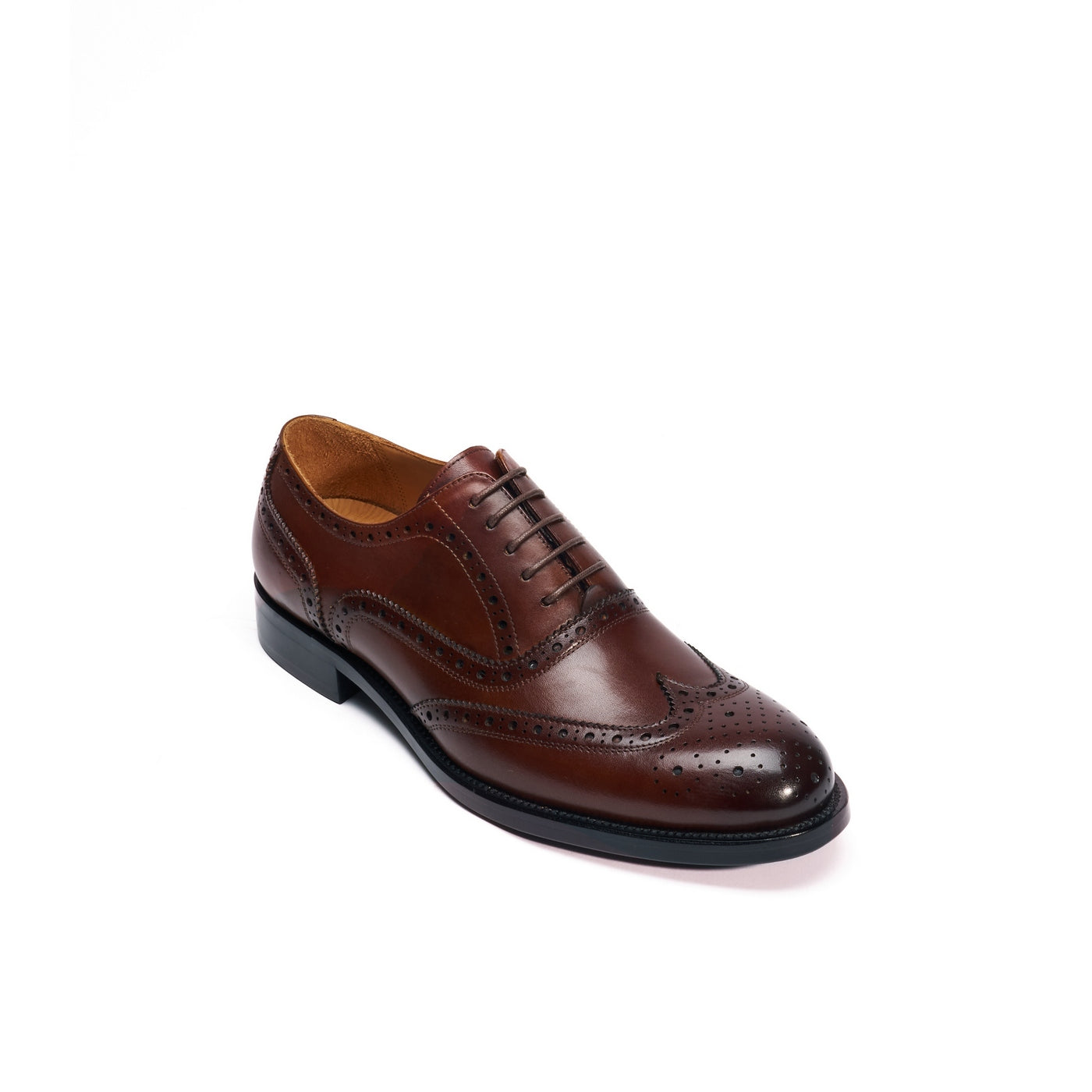 Zapatos Oxford Wingtip Dark Brown - Hombre