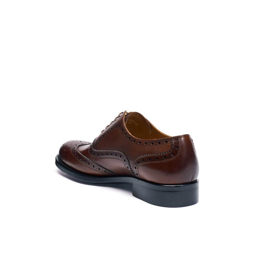 Zapatos Oxford Wingtip Dark Brown - Hombre