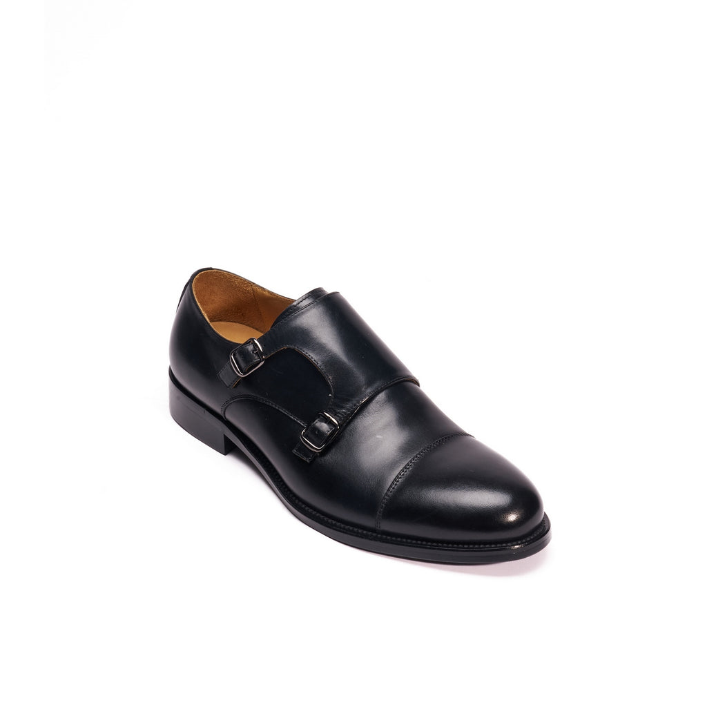 Straight Cap Monk Strap Black - Man