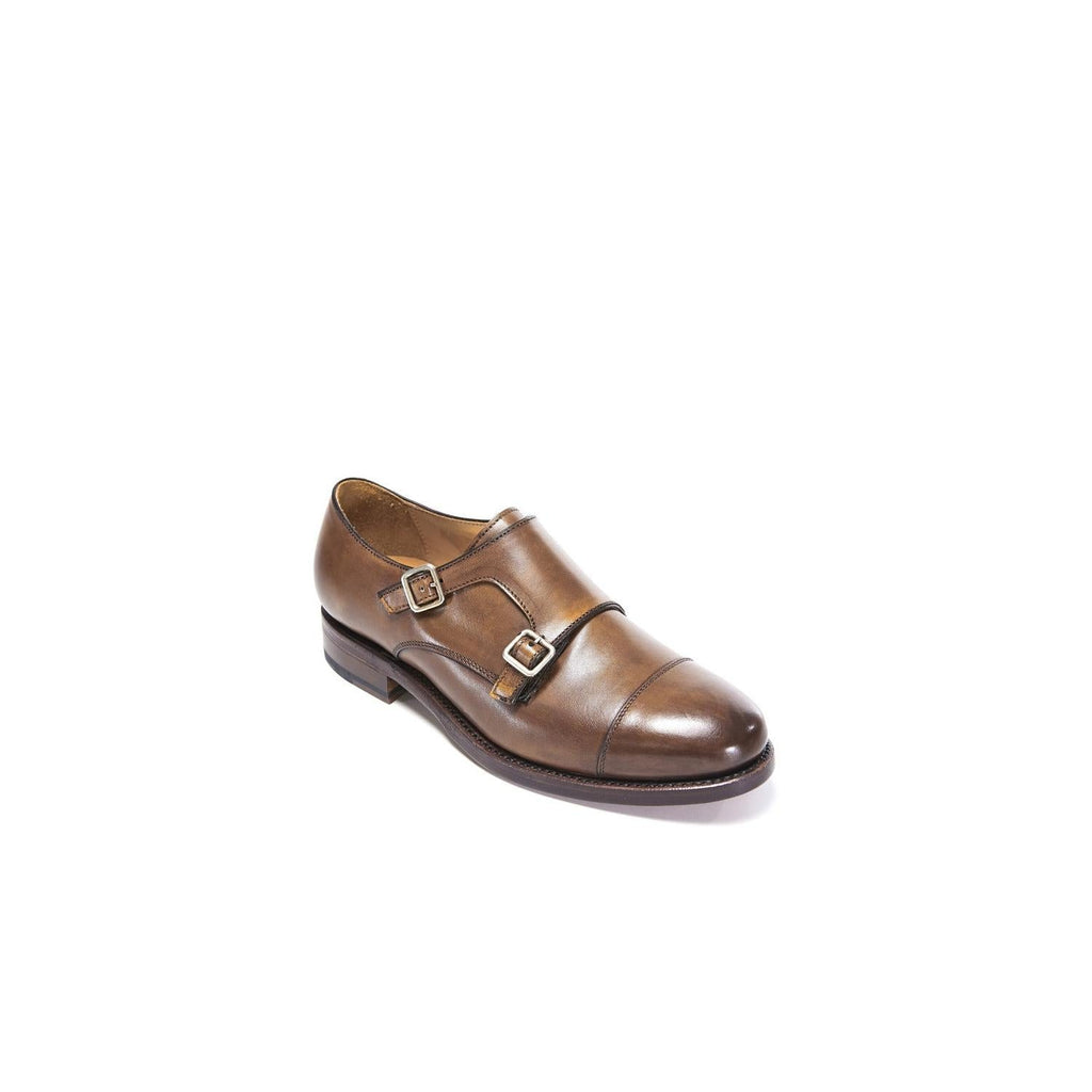 Goodyear Straight Toe Monk Strap - Chestnut Brown - Women