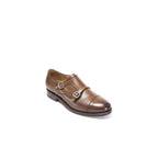 Goodyear Straight Toe Monk Strap - Chestnut Brown - Women