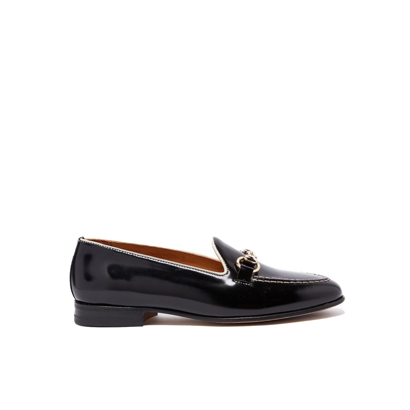 Bow Loafers - Black - Women